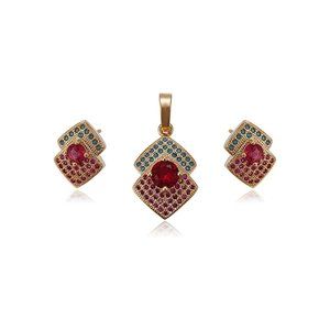 Charles Delon Pendant Earrings Jewelry Set